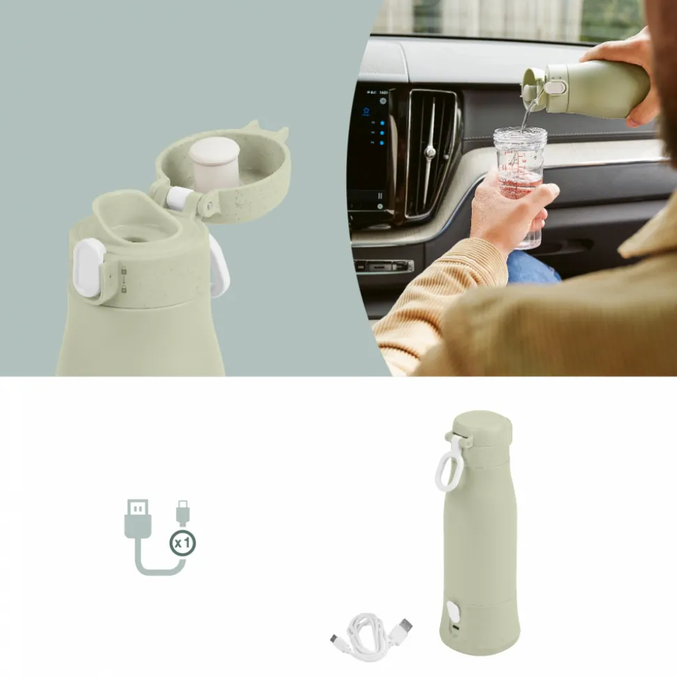 Chauffe biberon nomade moov and feed minéral vert sauge