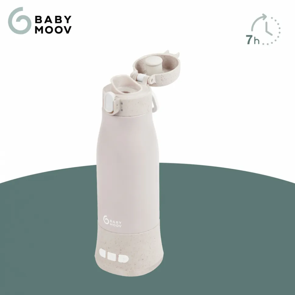 Chauffe biberon nomade moov and feed minéral beige