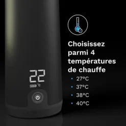 Chauffe biberon nomade superfast portable bottle warmer noir