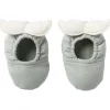 Chaussons ailes d'ange 0-6 mois vert de gris