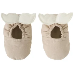 Chaussons avec ailes d'ange 0-6 mois biscuit