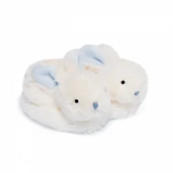 Chaussons 0-6 mois lapin bonbon bleu