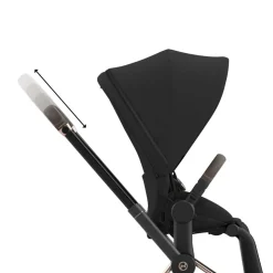 Châssis de poussette électrique e-priam 2 matt black