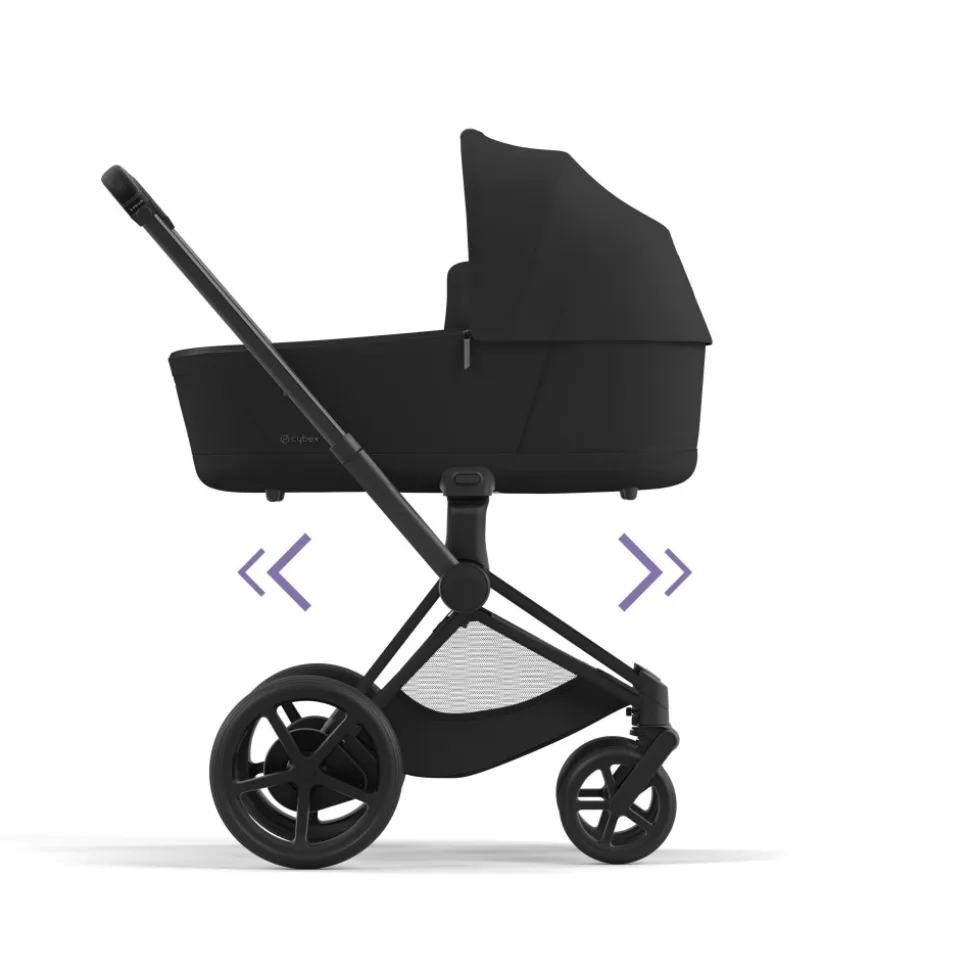 Châssis de poussette électrique e-priam 2 matt black
