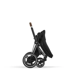 Châssis de poussette électrique e-priam 2 chrome brown