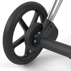 Châssis de poussette électrique e-priam 2 chrome black