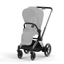 Châssis de poussette électrique e-priam 2 chrome black