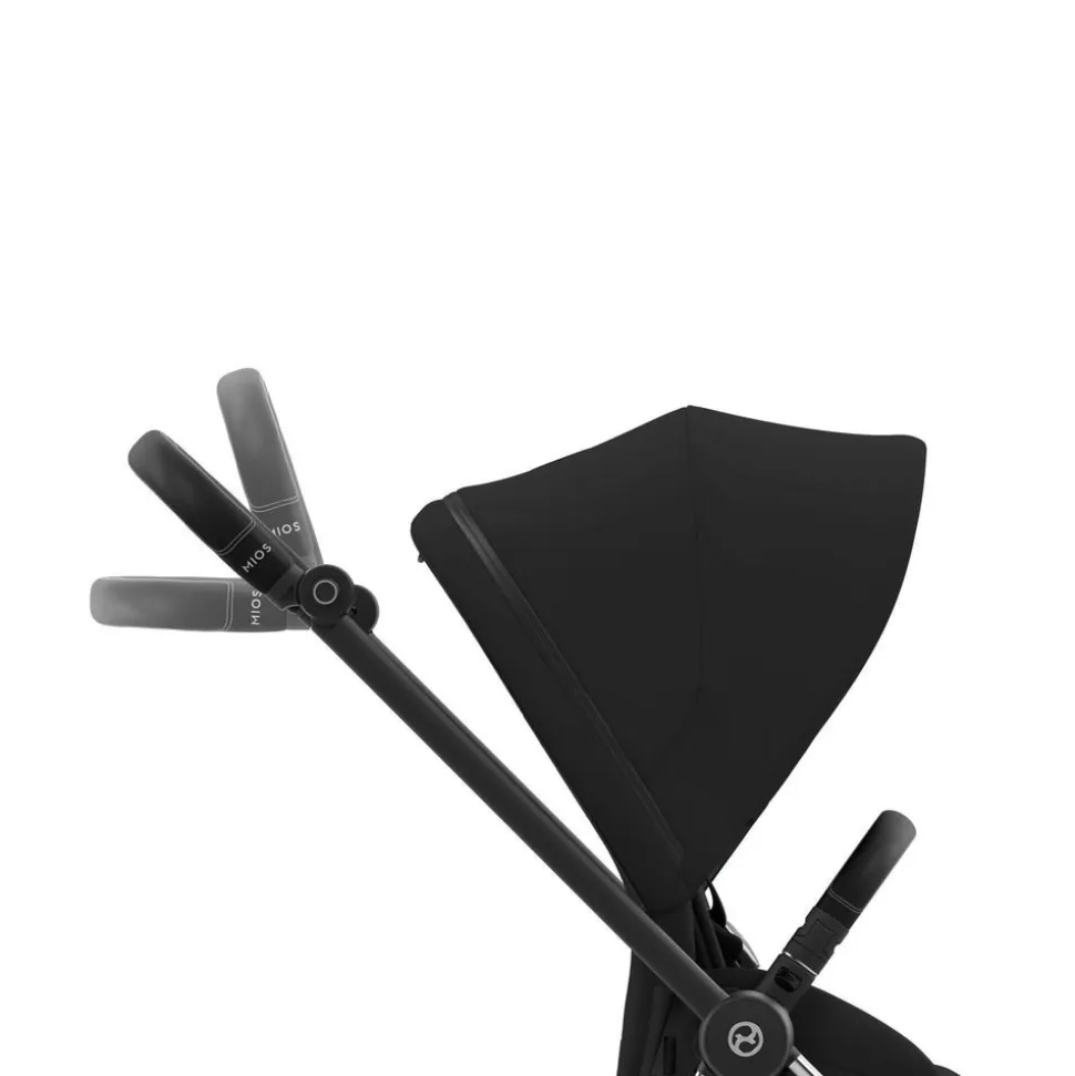 Châssis de poussette mios 3 chrome black