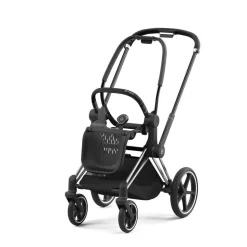 Châssis de poussette priam 4 chrome black