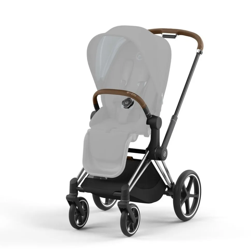 Châssis de poussette priam 4 chrome brown