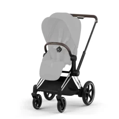 Châssis poussette électrique e-priam 3 chrome