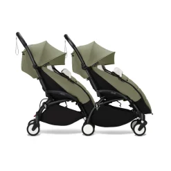 Châssis yoyo 3 connect noir avec assise pack 6+ olive