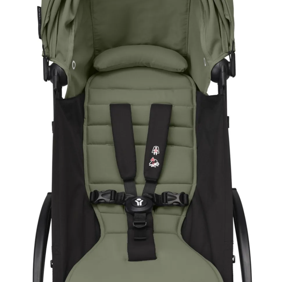 Châssis yoyo 3 connect noir avec assise pack 6+ olive