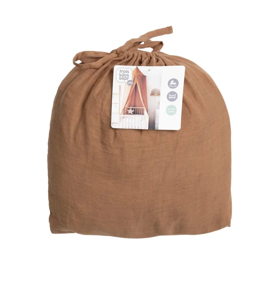 Ciel de lit 245 cm camel