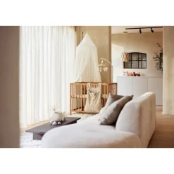 Ciel de lit vintage 245 cm leafs