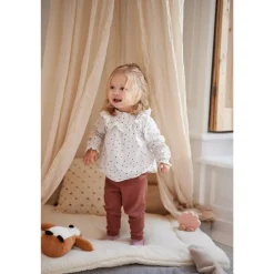 Ciel de lit vintage 245 cm nougat