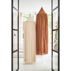 Ciel de lit vintage 245 cm nougat
