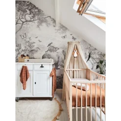 Ciel de lit vintage 155 cm nougat