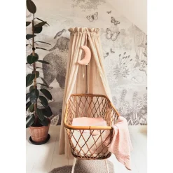 Ciel de lit vintage 155 cm nougat