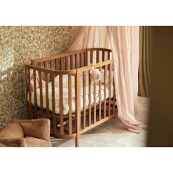 Ciel de lit vintage 245 cm wild rose