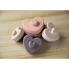 Coeurs à empiler silicone rose