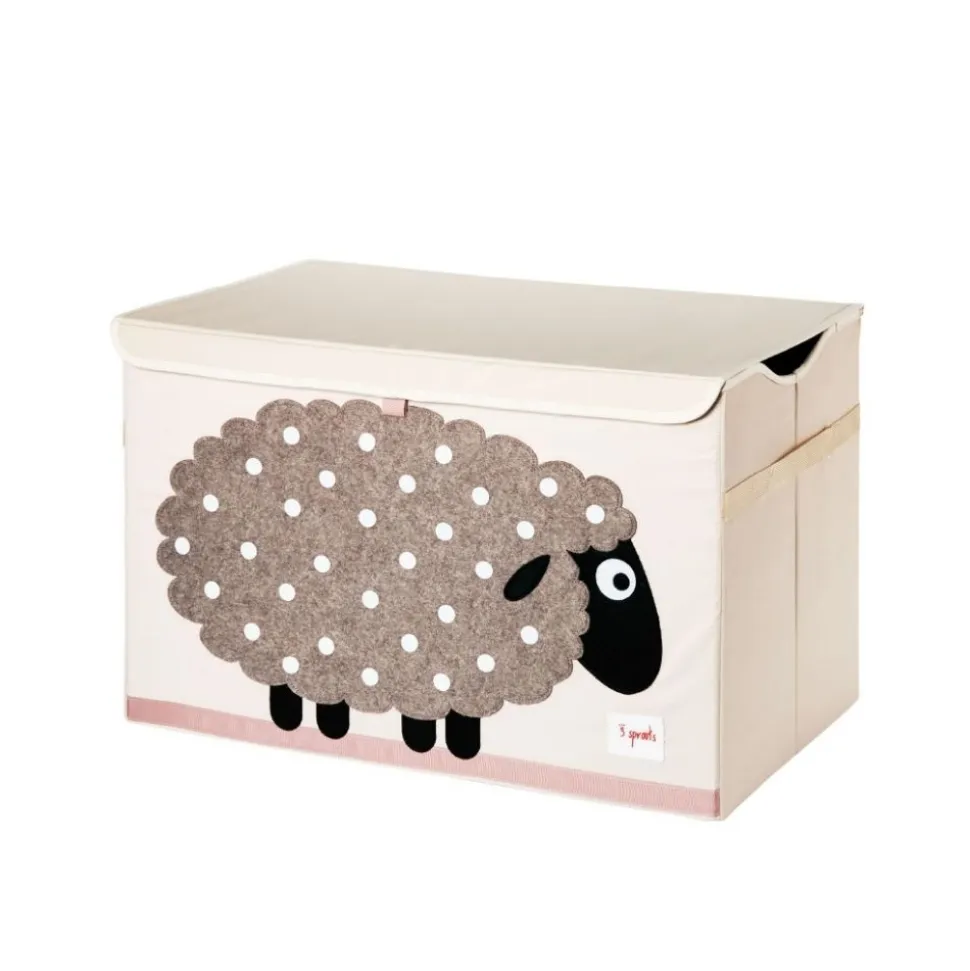 Coffre à jouets mouton