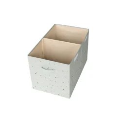 Coffre à jouets terrazzo vert