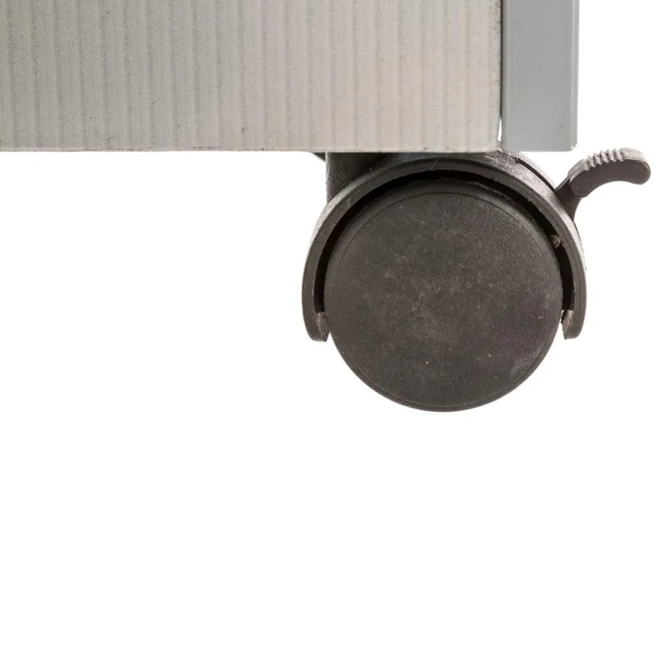 Coffre à roulettes gris