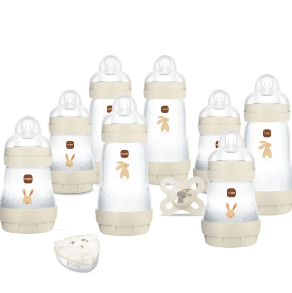 Coffret 8 biberons naissance anti-colique easy start sable