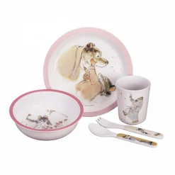 Coffret cadeau 5 pièces ernest et célestine rose