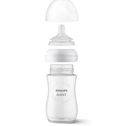 Coffret de 8 biberons pp natural response, 1 sucette ultra-douce 0-6 mois et 1 goupillon (2 biberons 125 ml + 5 biberons 260 ml + 1 biberon 330 ml)