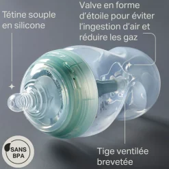 Coffret de naissance avec biberons anti-colique avancé