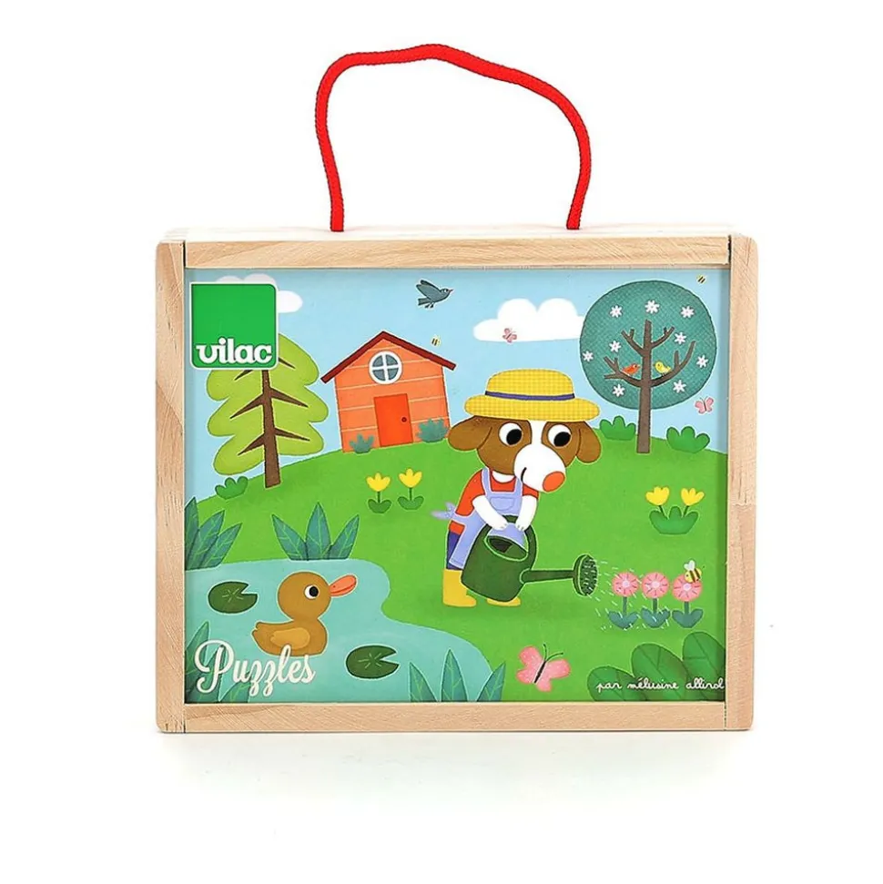 Coffret de 4 puzzles en bois - les 4 saisons