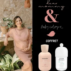 Coffret eau de cologne dear mommy et baby cologne rose