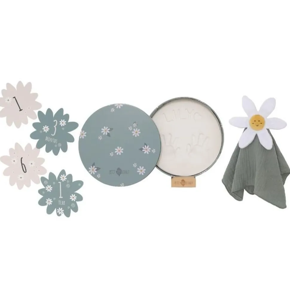 Coffret empreinte naissance bébé - daisy blue