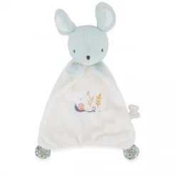 Coffret naissance doudou et collier bola souris