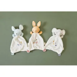 Coffret naissance doudou et collier bola elephant