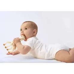 Coffret naissance prêt à offrir sophie la girafe + hochet soft maracas