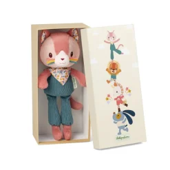 Coffret peluche câline jeanne le chat