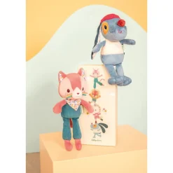 Coffret peluche câline jeanne le chat
