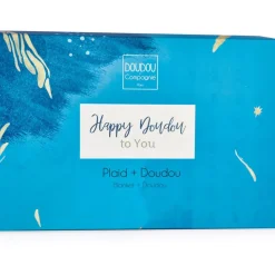 Coffret plaid et doudou happy pop