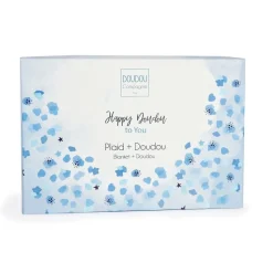 Coffret plaid et doudou happy glossy