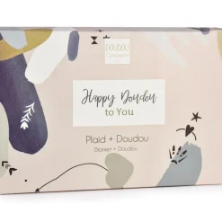 Coffret plaid et doudou happy wild