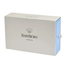 Coffret repas avec bavoir rose pastel