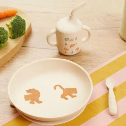 Coffret repas bébé deuxième âge little roar