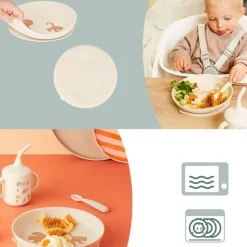 Coffret repas bébé deuxième âge little roar