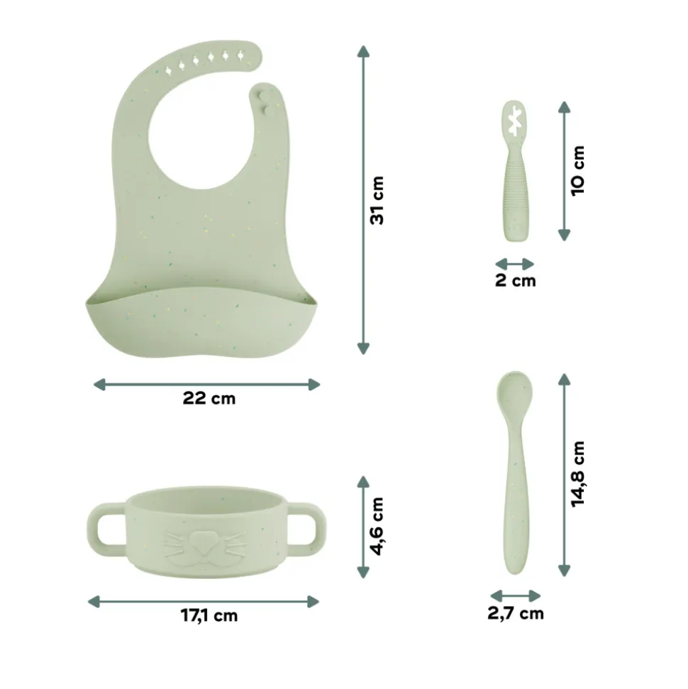 Coffret repas bébé premiers mois mini arty