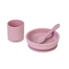 Coffret repas 3 pièces rose