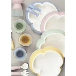 Coffret repas rose pastel
