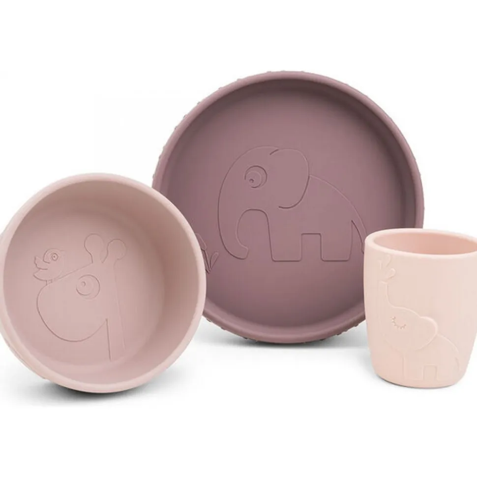 Coffret repas ventouse deer friends rose